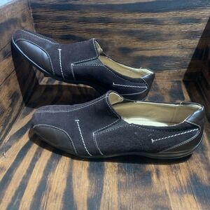 Naturalizer Women's‎  Naturalsoul  Brown Leather Slip ons 9M